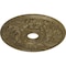 Ekena Millwork Acanthus Twist Medallion (Canopies up to 8 3/8"), 23 5/8"OD x 4 5/8"ID x 1 7/8"P, Mississippi Mud CM23ACMMC - alternate 3